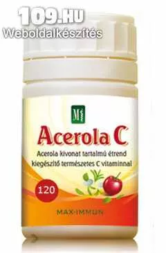 Gyümölcspor kivonat természetes C vitaminnal - Acerola C por